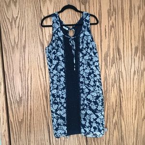 Navy Floral dress